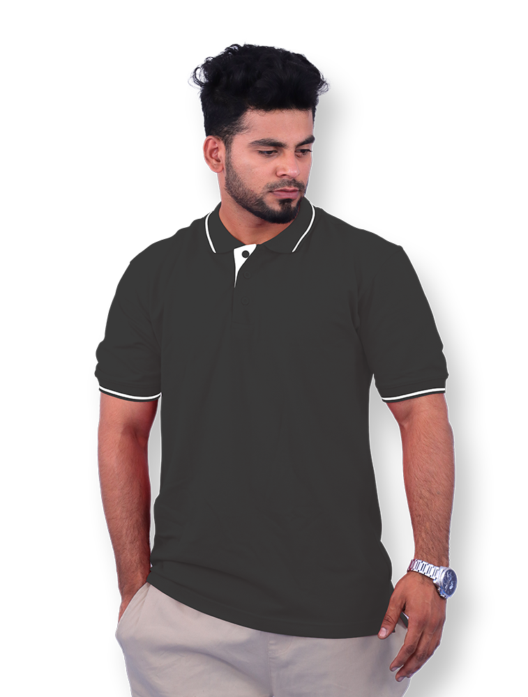 Smart & Stylish Polo Tipping T-Shirt for a Modern Casual Look