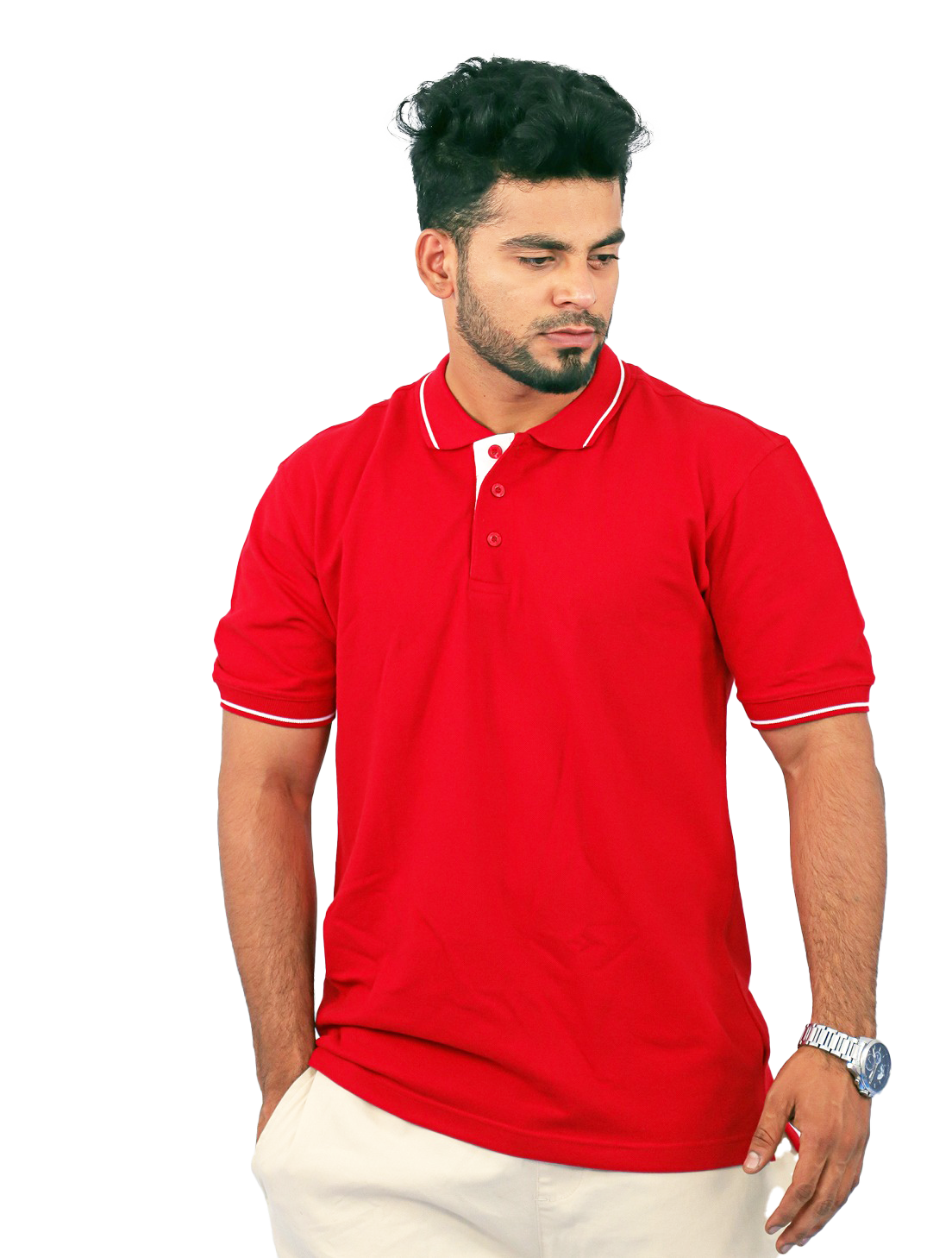 Smart & Stylish Polo Tipping T-Shirt for a Modern Casual Look
