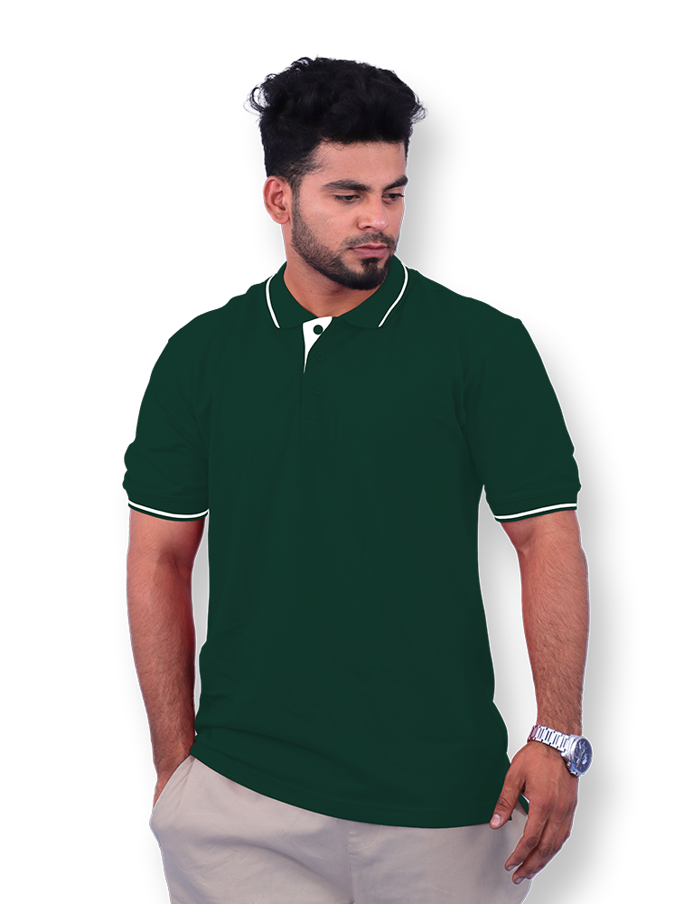 Smart & Stylish Polo Tipping T-Shirt for a Modern Casual Look