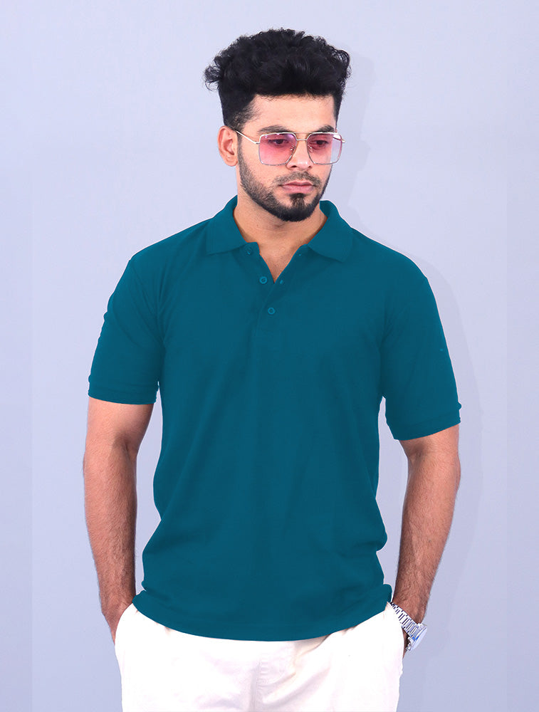 Classic Fit Polo – Soft Cotton | Half Sleeves