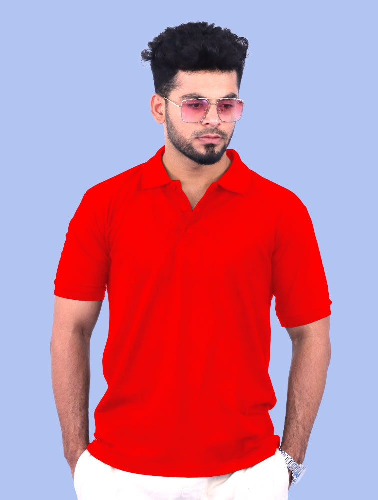 Classic Fit Polo – Soft Cotton | Half Sleeves