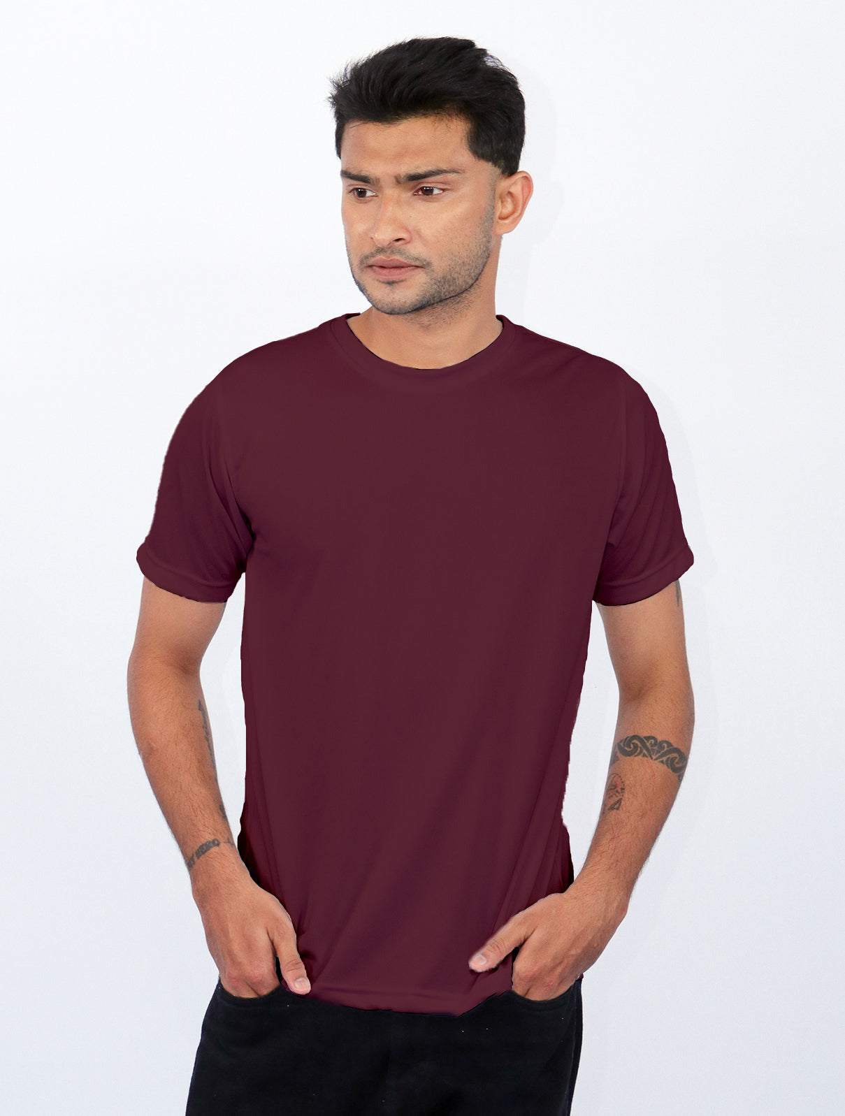 Stunning Round Neck Half Sleeve Tshirt