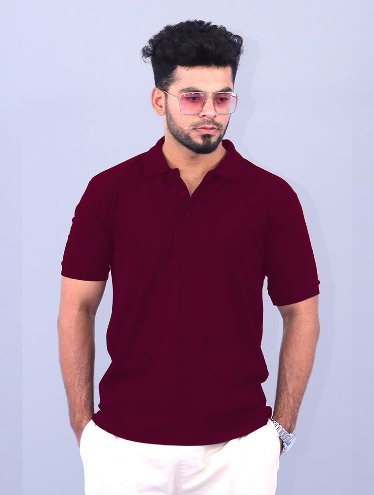 Classic Fit Polo – Soft Cotton | Half Sleeves