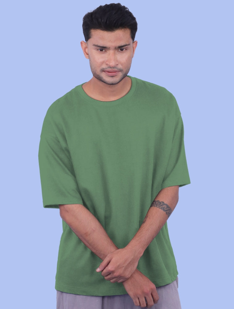 Ultra-Soft Oversized Terry Cotton T-Shirt for Effortless Comfort & Style
