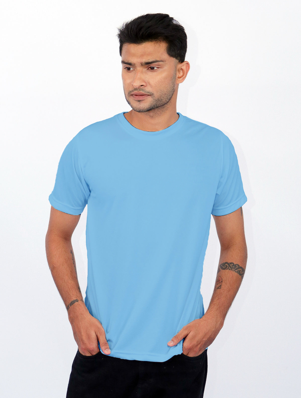 Stunning Round Neck Half Sleeve Tshirt