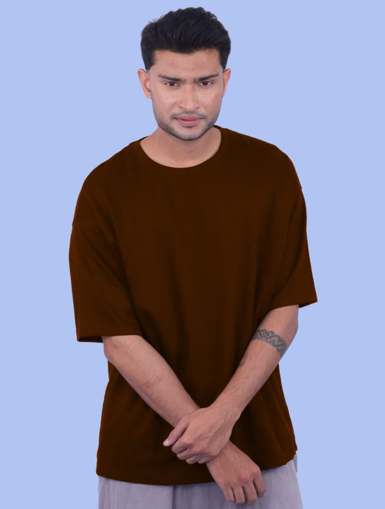 Ultra-Soft Oversized Terry Cotton T-Shirt for Effortless Comfort & Style