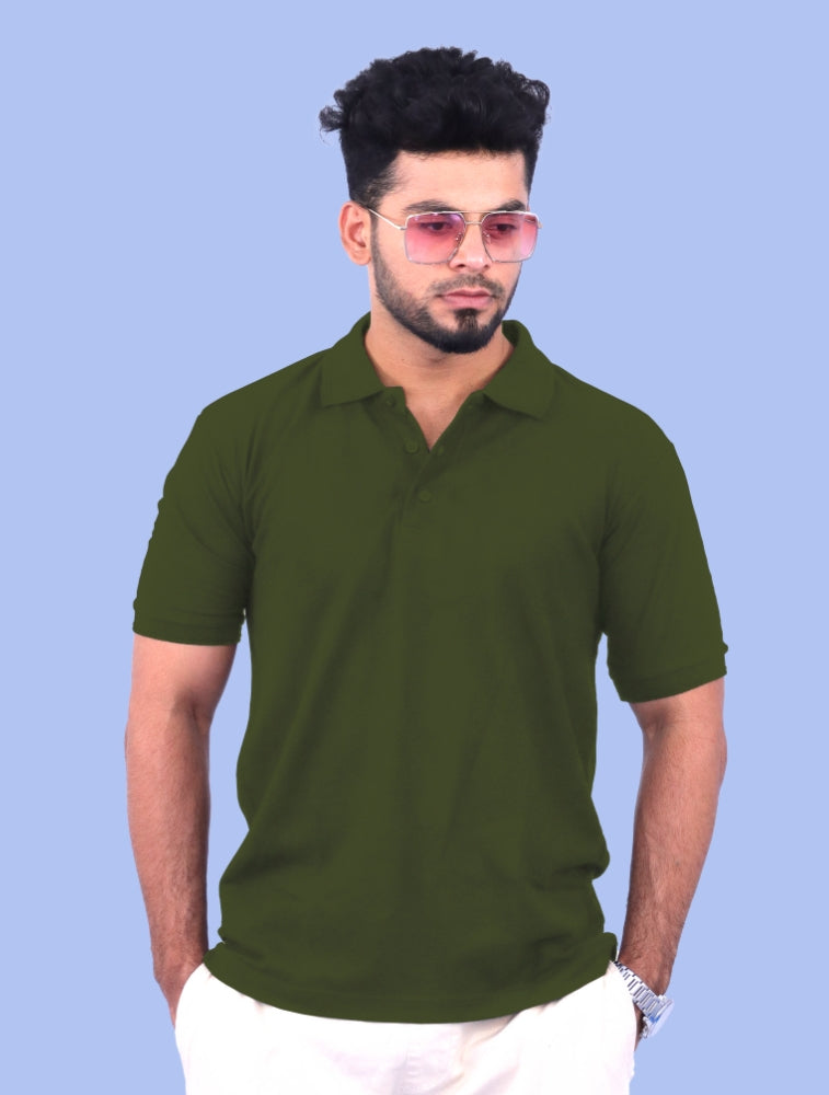 Classic Fit Polo – Soft Cotton | Half Sleeves