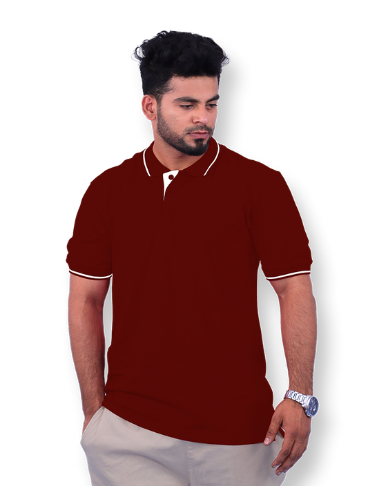 Smart & Stylish Polo Tipping T-Shirt for a Modern Casual Look